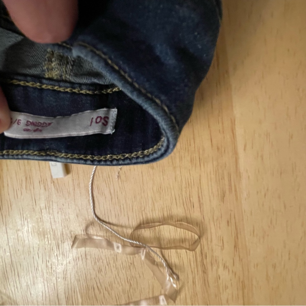 SO Blue Skinny Distressed Jeans - Picture 4 of 4